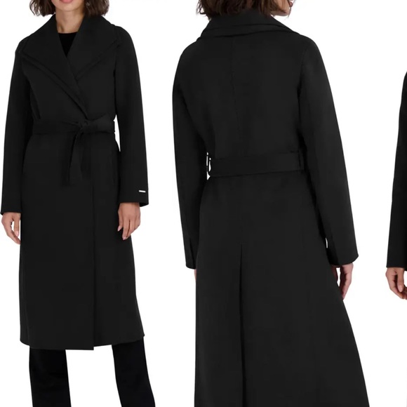 Tahari Elliot double face wool blend coat - Picture 2 of 6